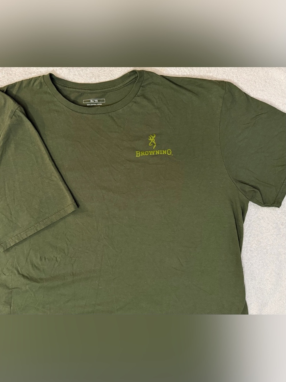 NWOT Browning Grizzly Bear Logo Graphic Tee Deer Hunting Outdoor Casual Cotton